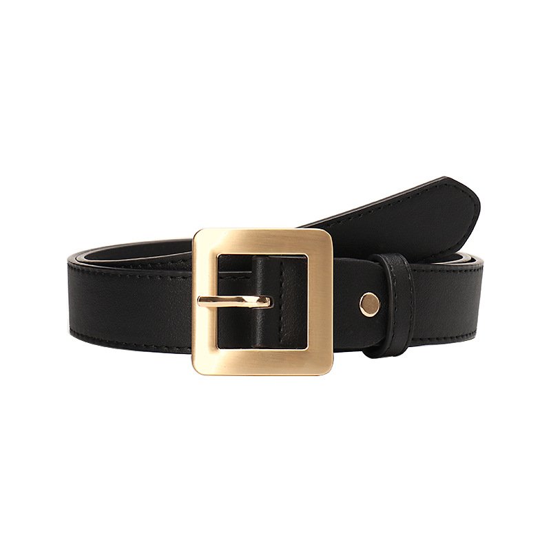 High Quality Alloy Simple Bow Belt Square Buckle