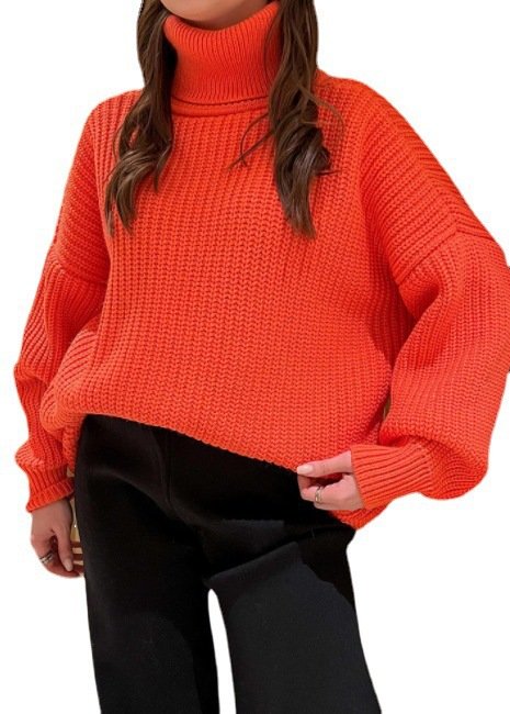 Oversize High Neck Sweater