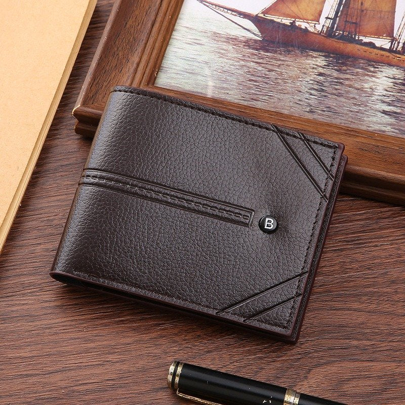 Men's Wallet with Multi-Card Embossing