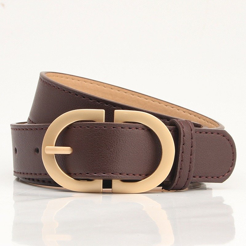 Cream Color Buckle Belt