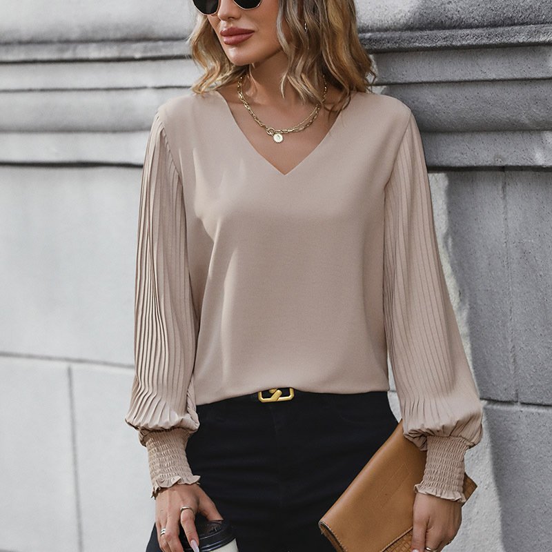 Pure Color Long Sleeve Shirt