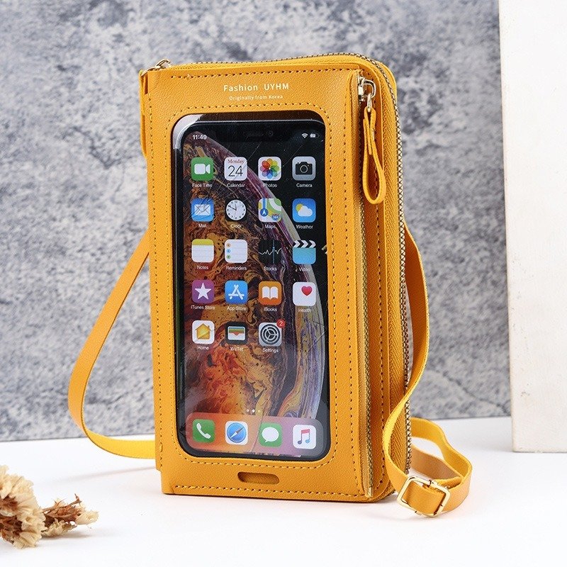 Crossbody Bag For Phone With Anti-Theft Touch Screen