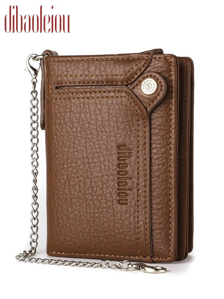 Anti-Theft Wallet With Zipper Chain