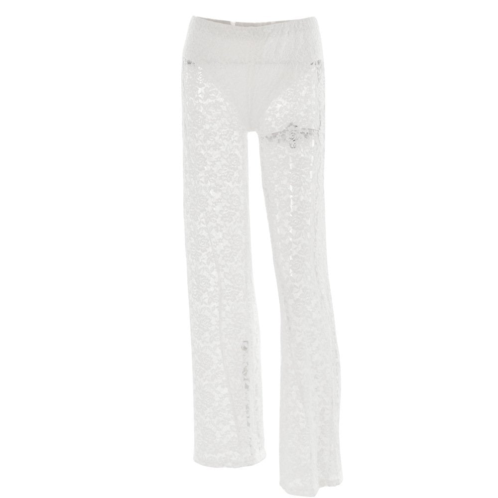 Long Straight Lace Pants