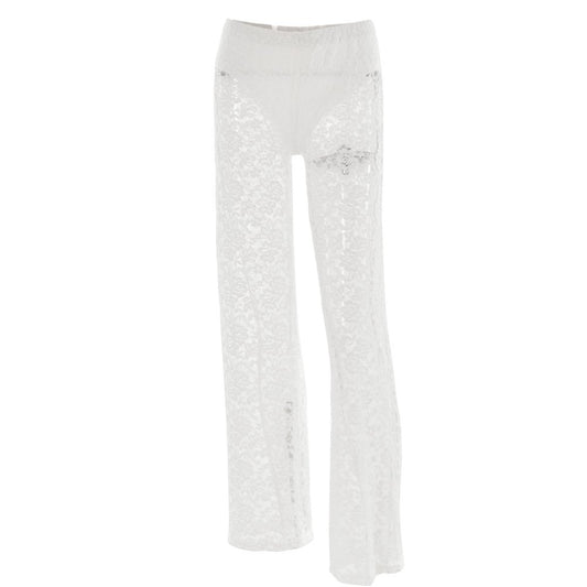 Long Straight Lace Pants