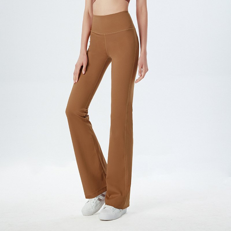 Elastic Flared Wide Leg Sport Pants