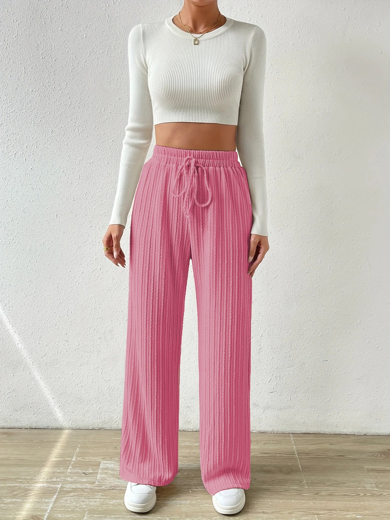 Wide Knit Pants