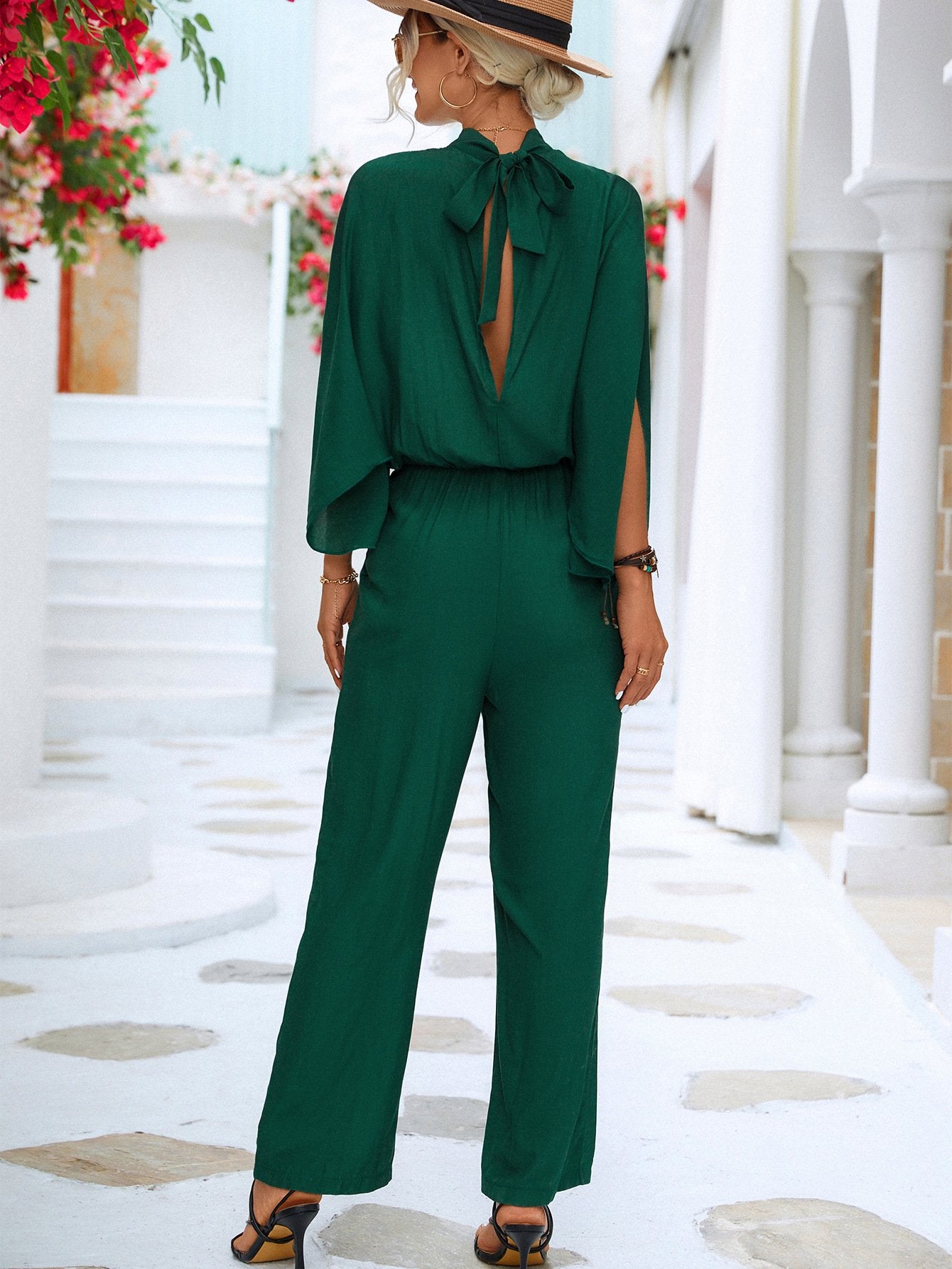 New Hot Selling Women's Stand Up Collar Jumpsuit