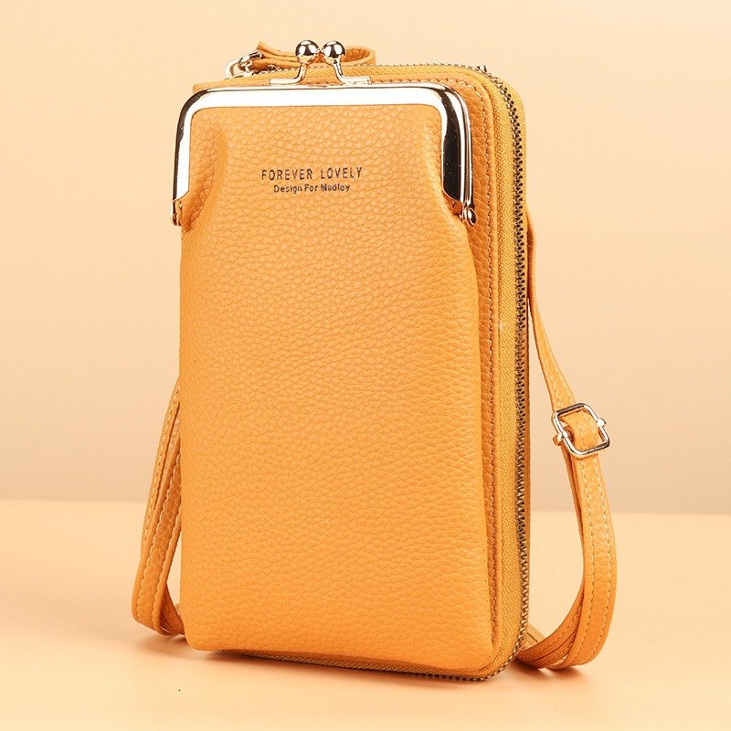 Solid Color Crossbody Bag