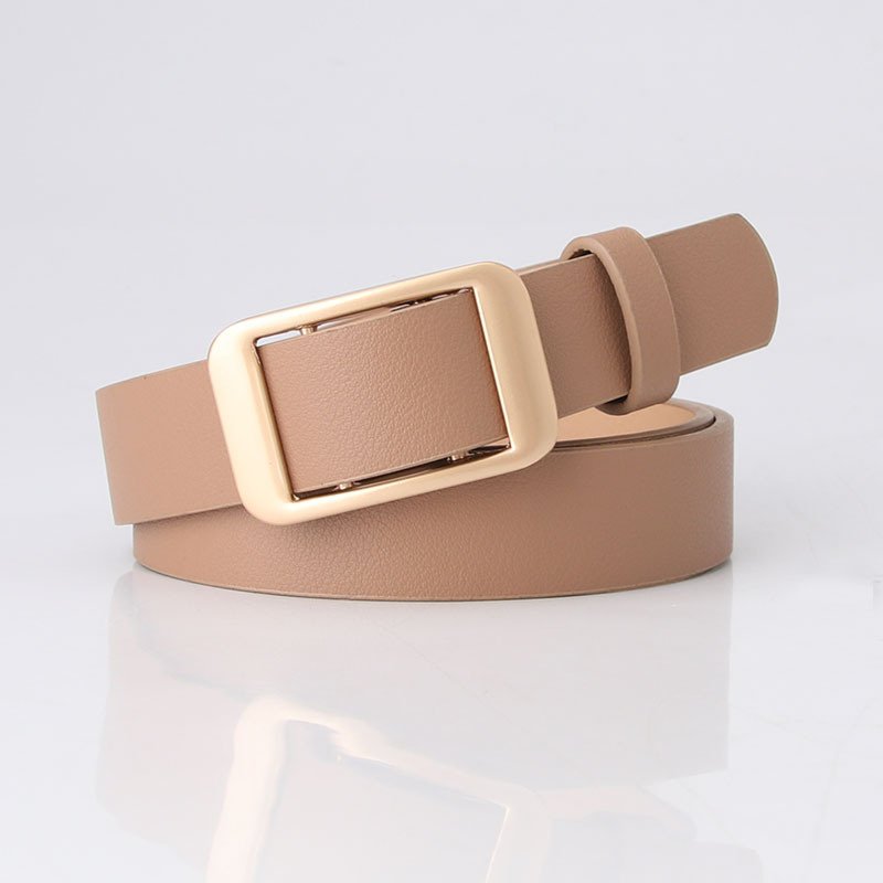 Alloy Buckle Trim Belt Fashion Simple Belt