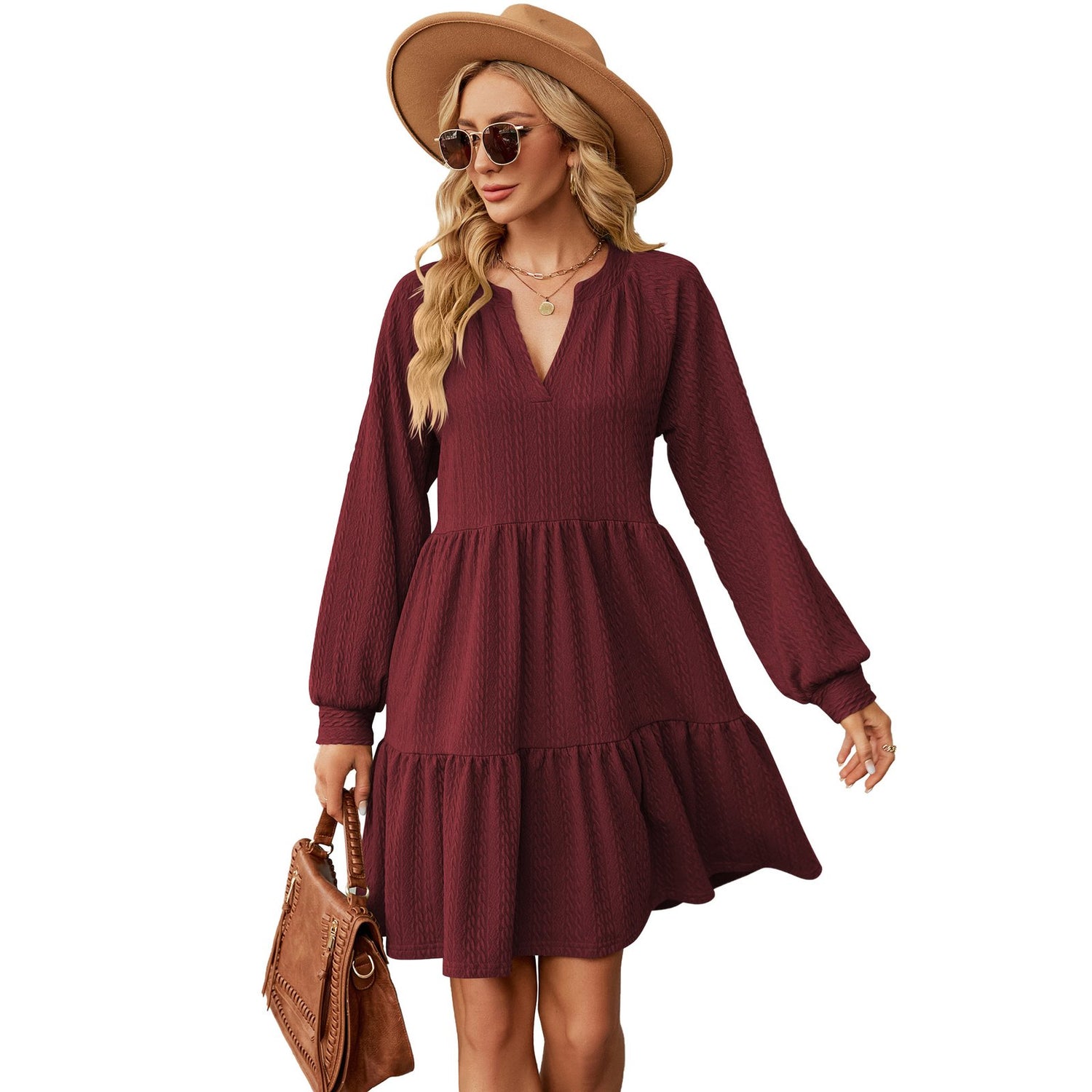 Loose Pleated Dress