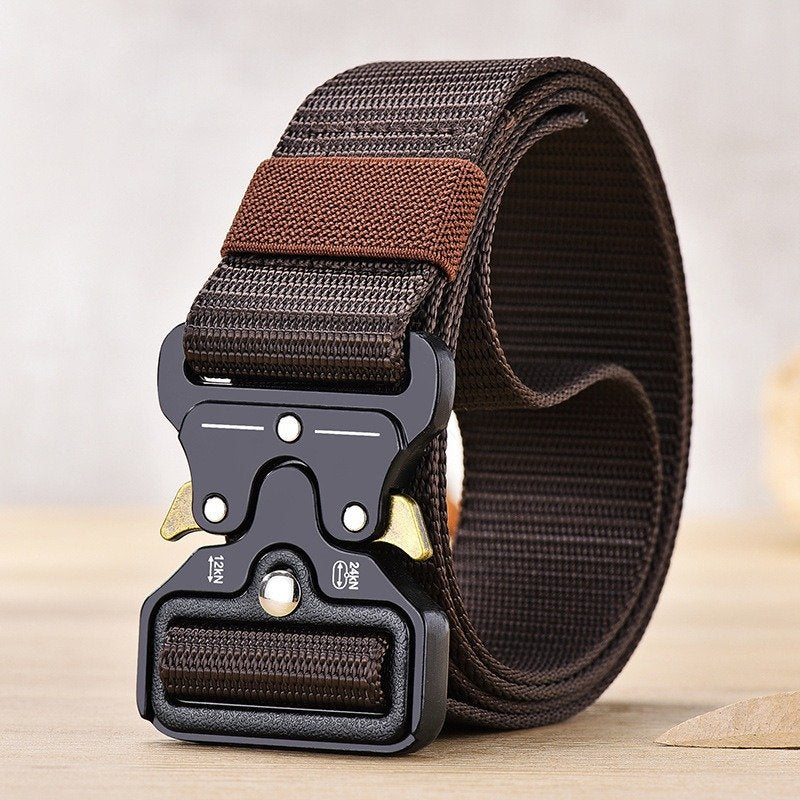 Tactical Belt With Alloy Buckle