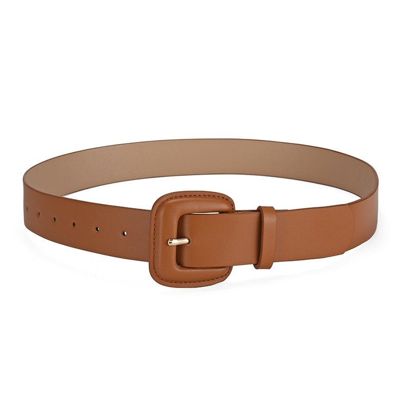 Square Buckle Belt Three Colors