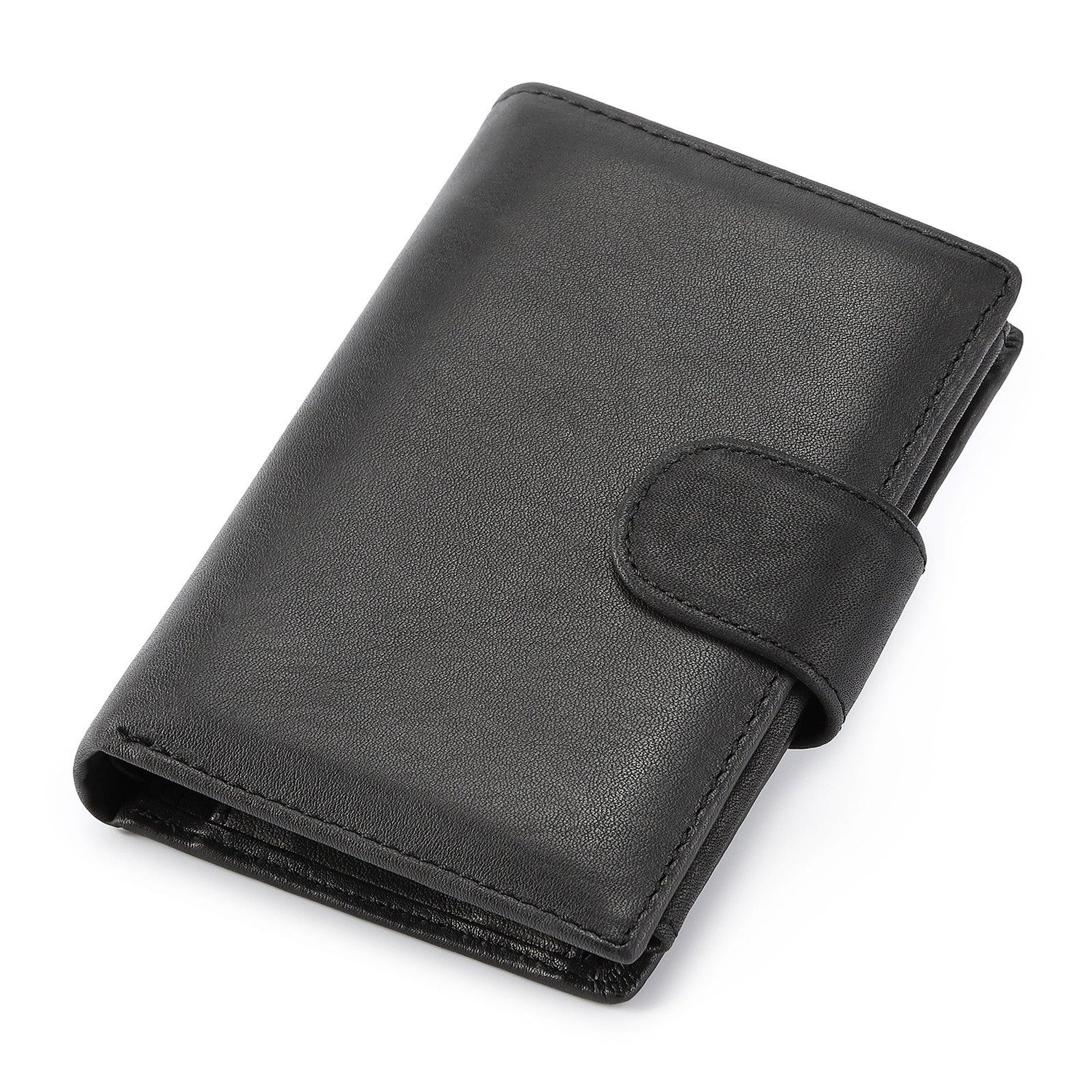 Short Vertical Leather Wallet