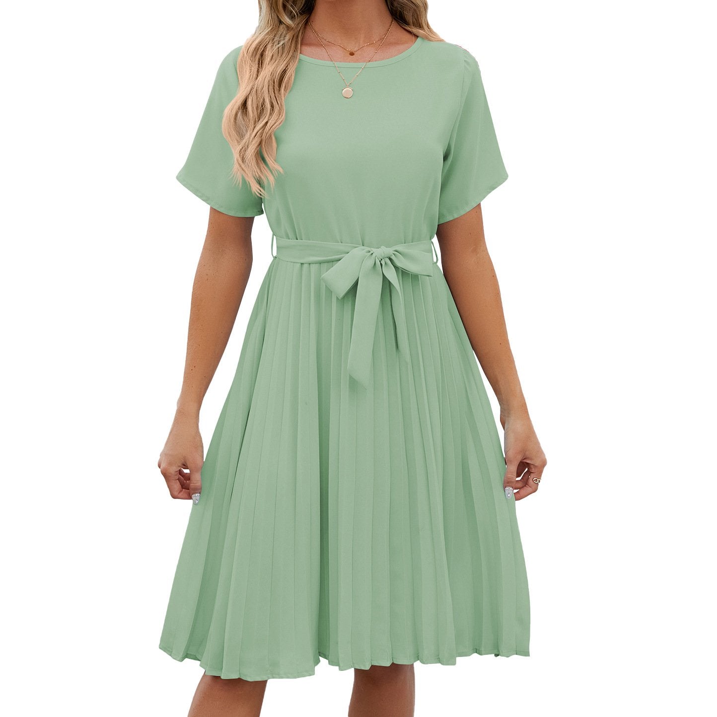 Loose Short Sleeve Dress