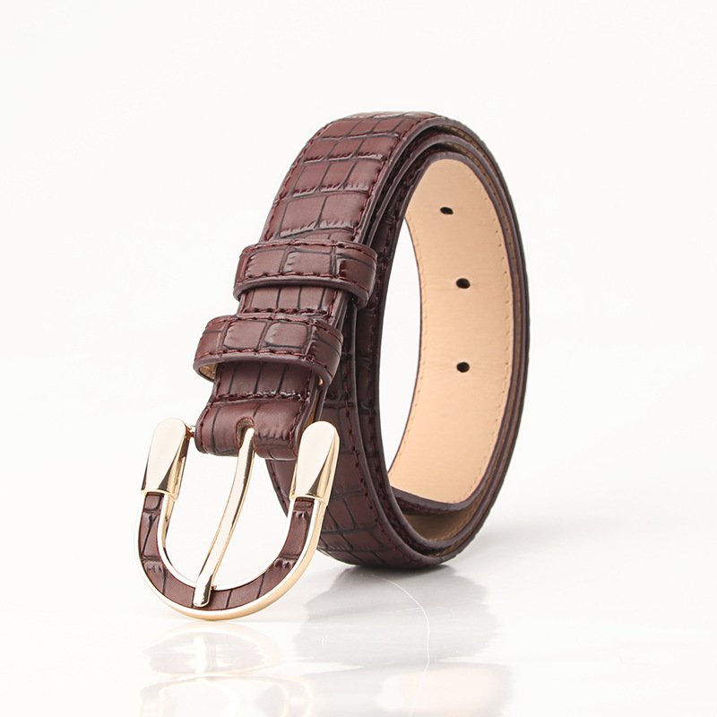 Women's PU Belt with Alloy Buckle