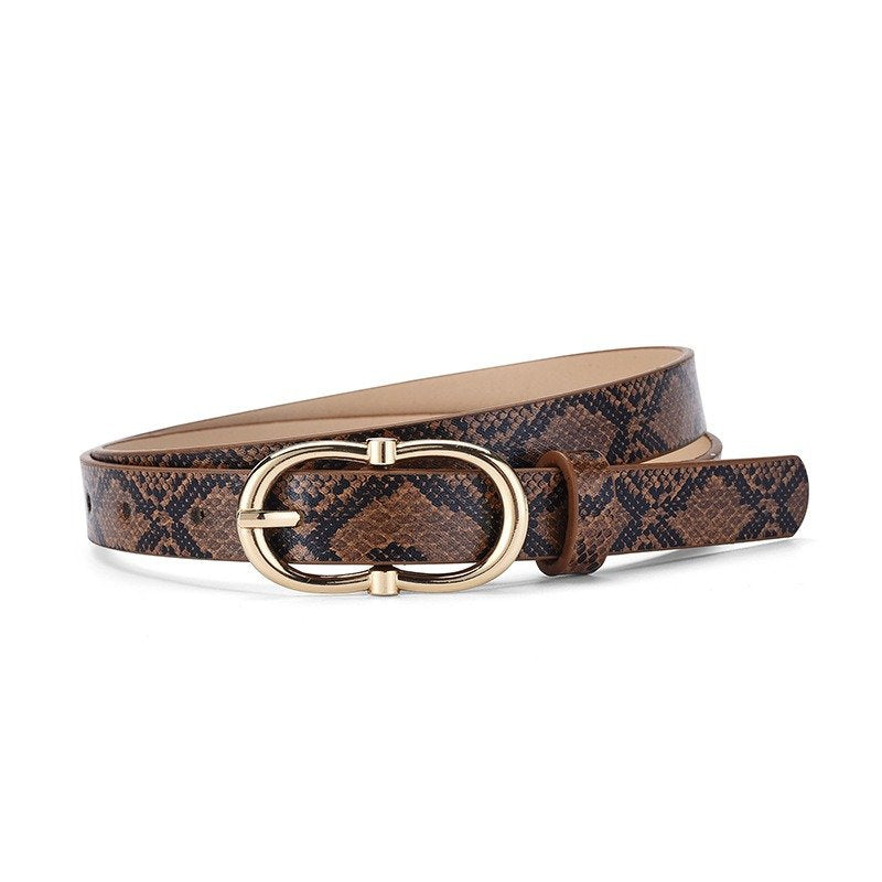 Multicolored Snake Belt