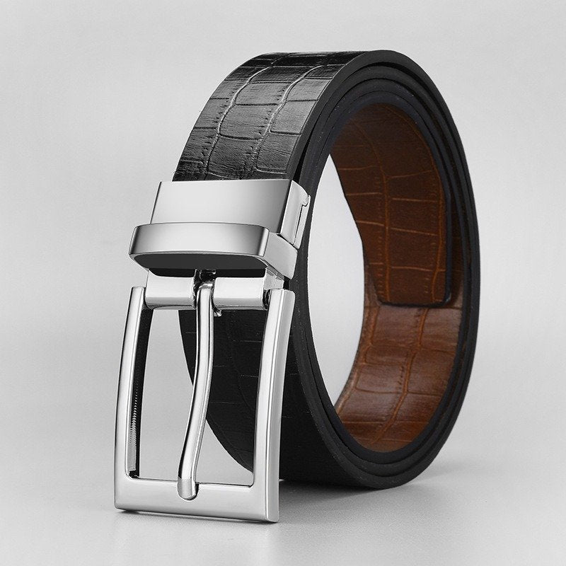 Belt With Double Rotating Buckle