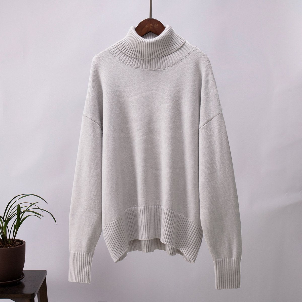 Overside High Neck Sweater