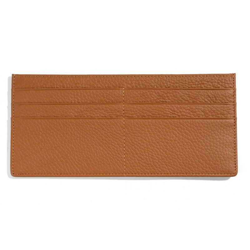 Wallet Card Bag Leather Multi Card Zipper