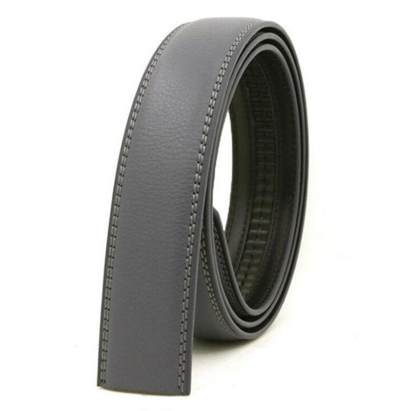 Men's Automatic Belt Body 3.5 CM Leather Belt 3.1 CM Non Buckle Transfer Film Two Layers Of Leather