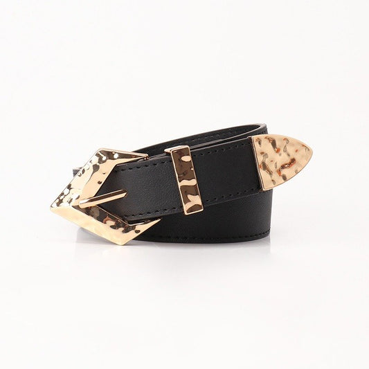 Golden Flete Tip Buckle Belt