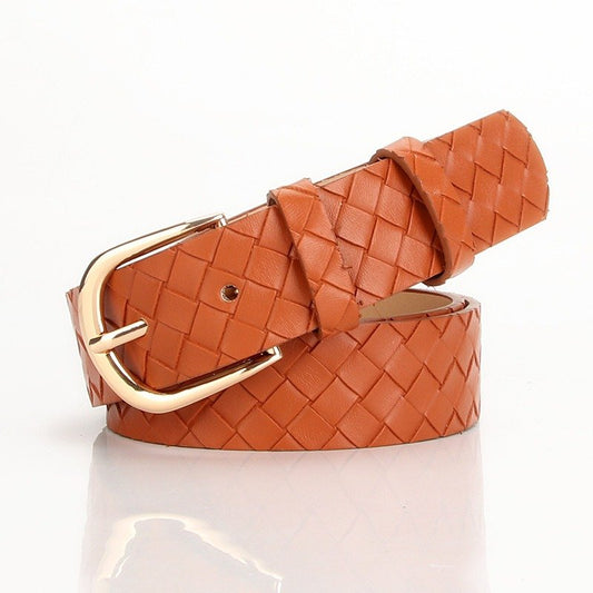 Belts With Custom Alloy Buckle