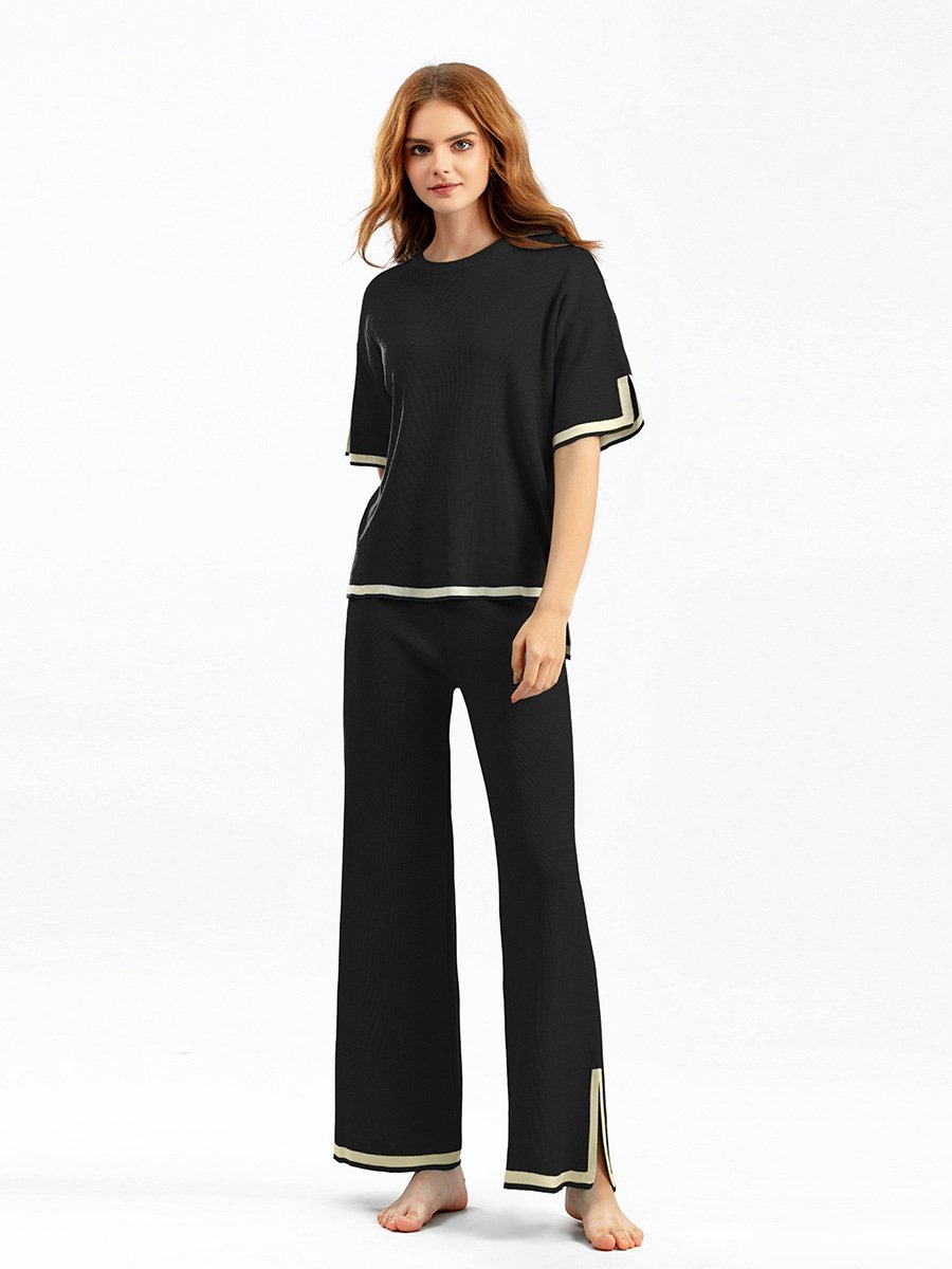 Set Of T-shirt And Wide Pants