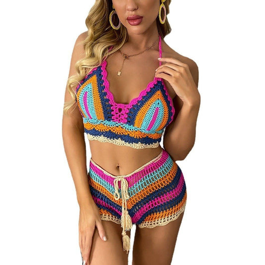 Britney Crochet Short Set