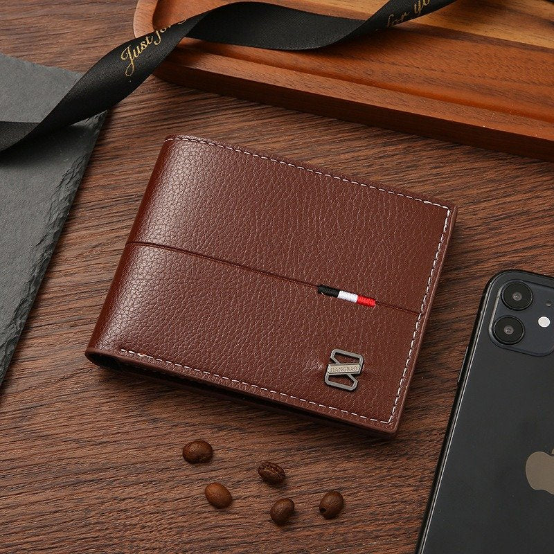 Men's Leather Wallet Multi-Card