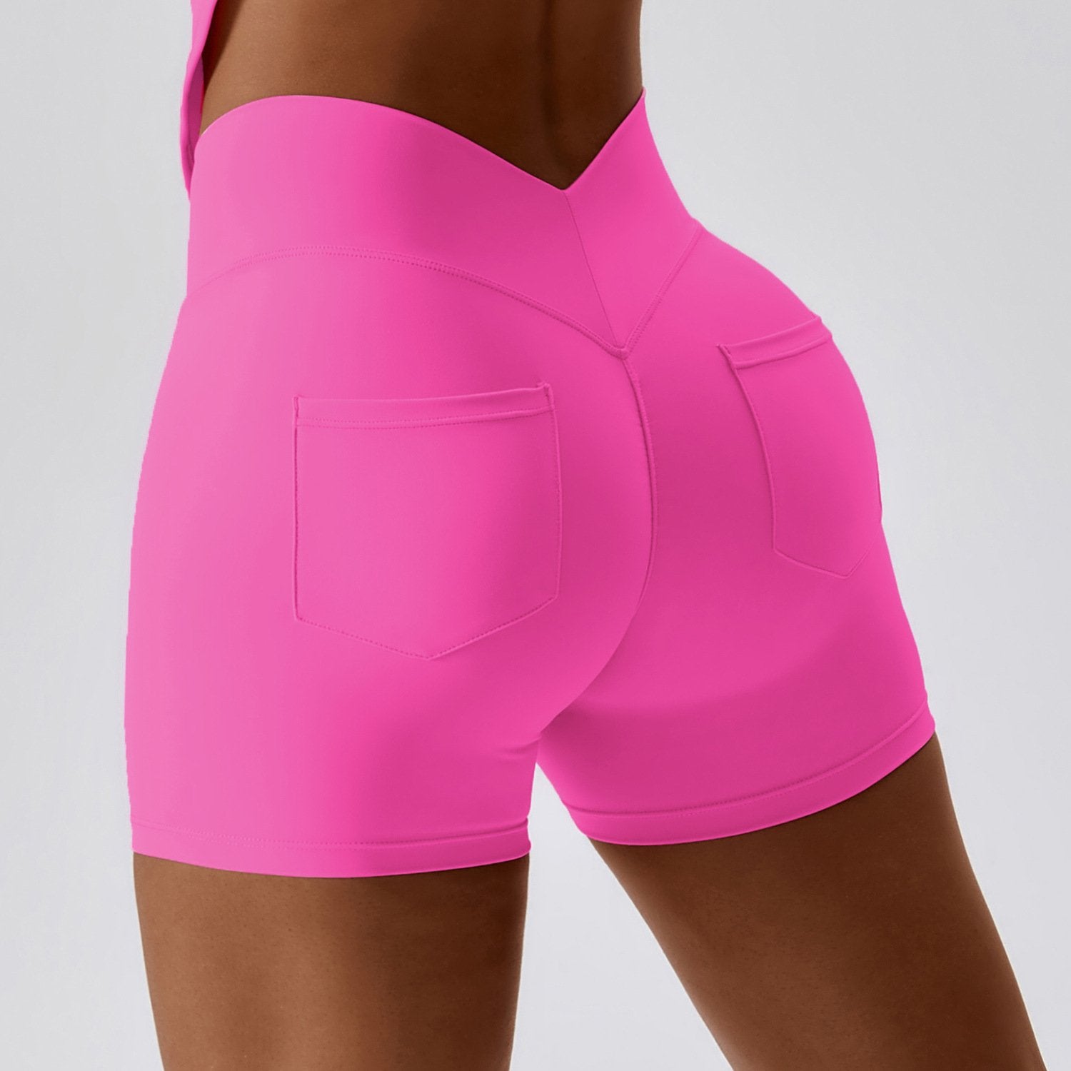 Tight Sport Shorts With Pocket