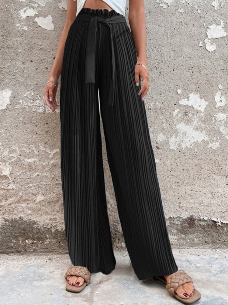 Wide Pleated Pants