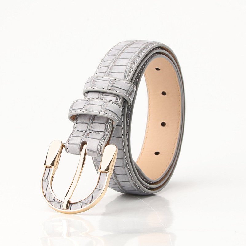 Women's PU Belt with Alloy Buckle