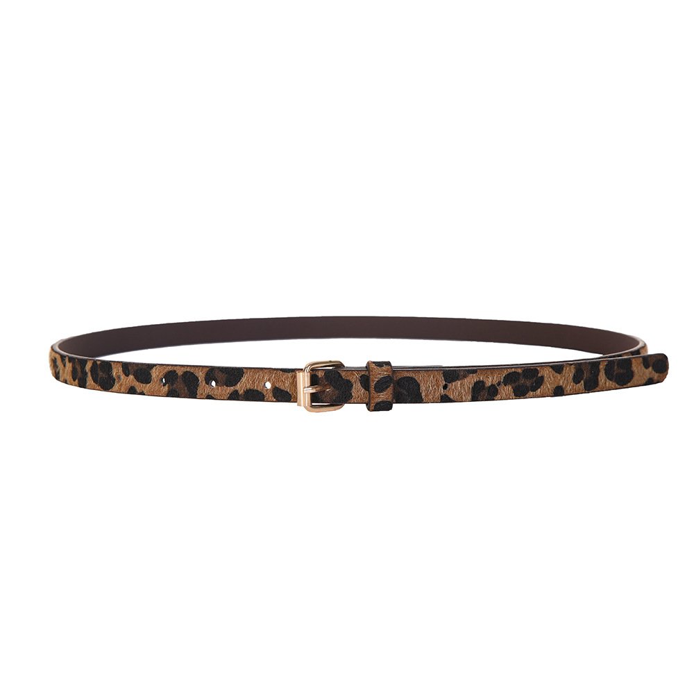 New Small PU Belt for Women Simple and Versatil
