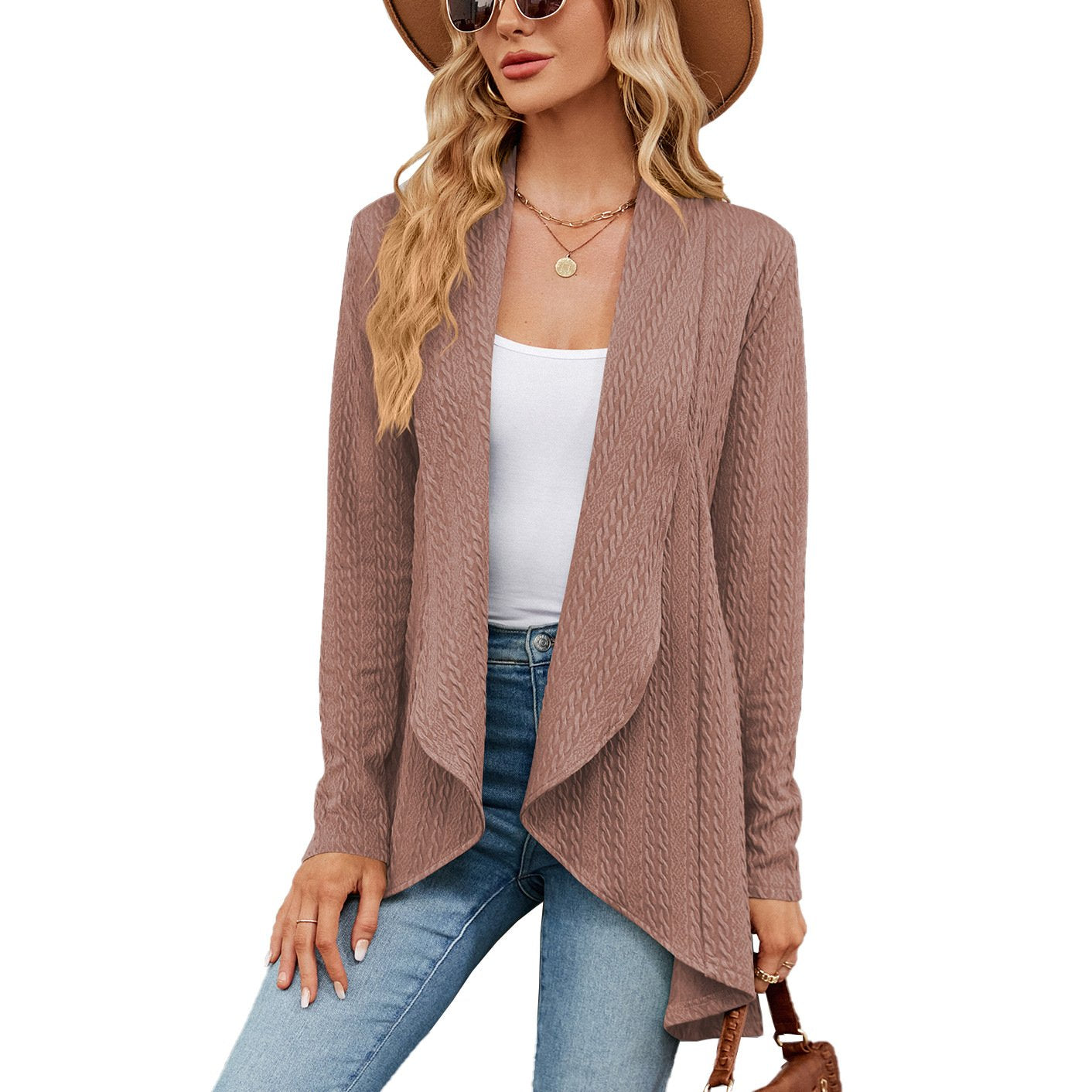 Loose Cardigan Without Pockets