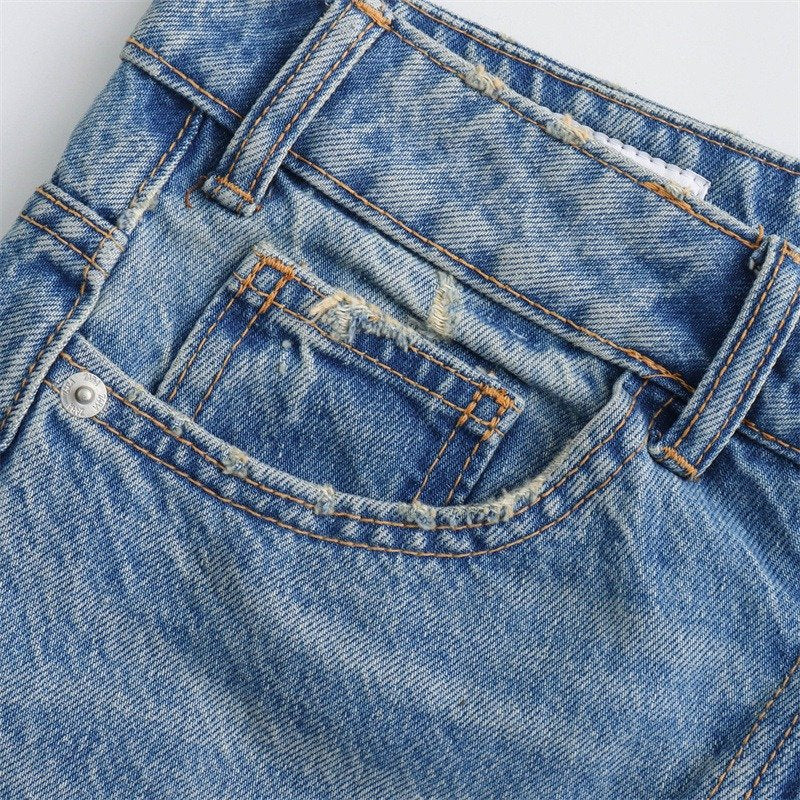 Denim Mini Skirt