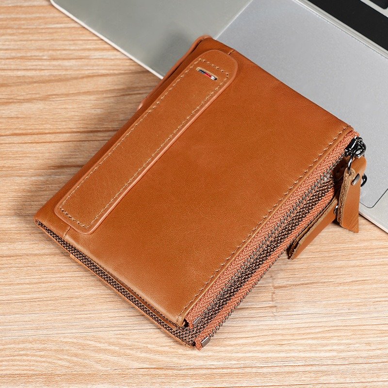 Anti-Theft Leather Wallet