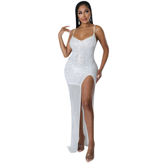 Long Dress With Irregular Slit