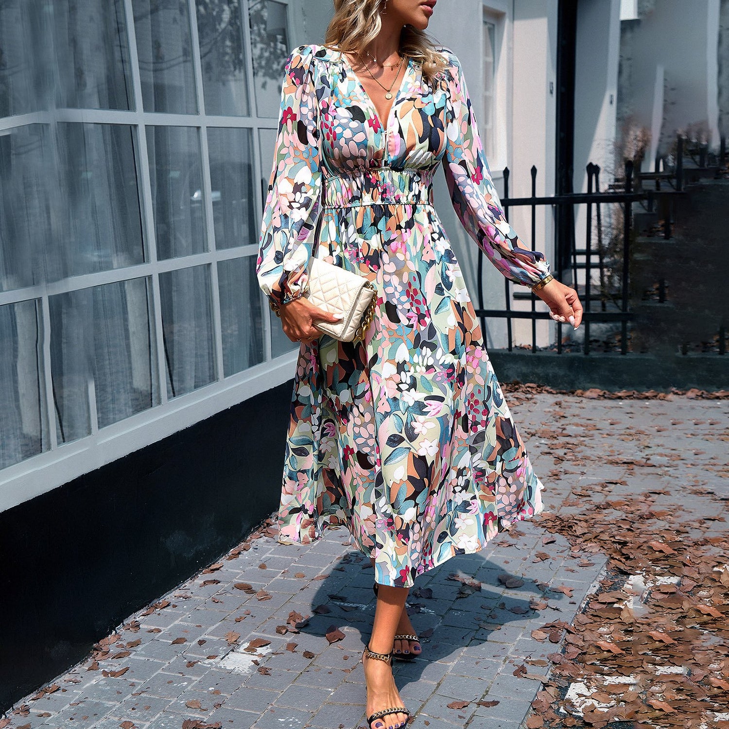 Bohemian Print Dress