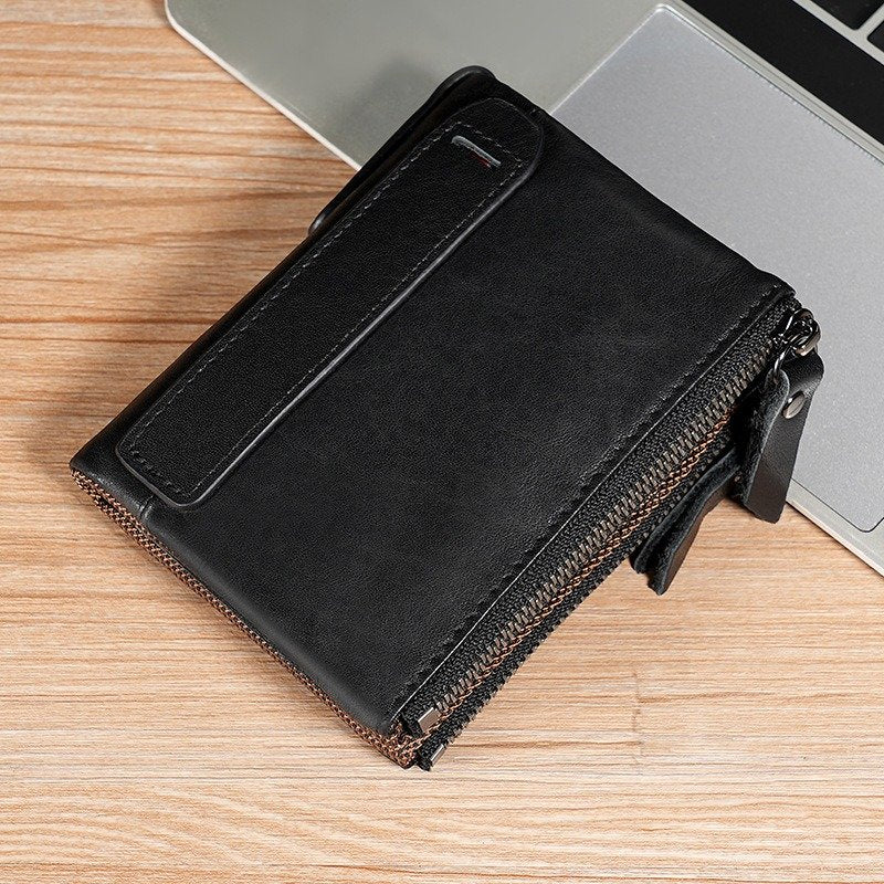 Anti-Theft Leather Wallet