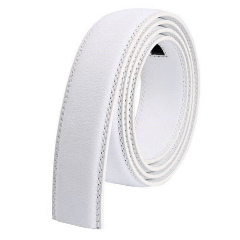 Men's Automatic Belt Body 3.5 CM Leather Belt 3.1 CM Non Buckle Transfer Film Two Layers Of Leather