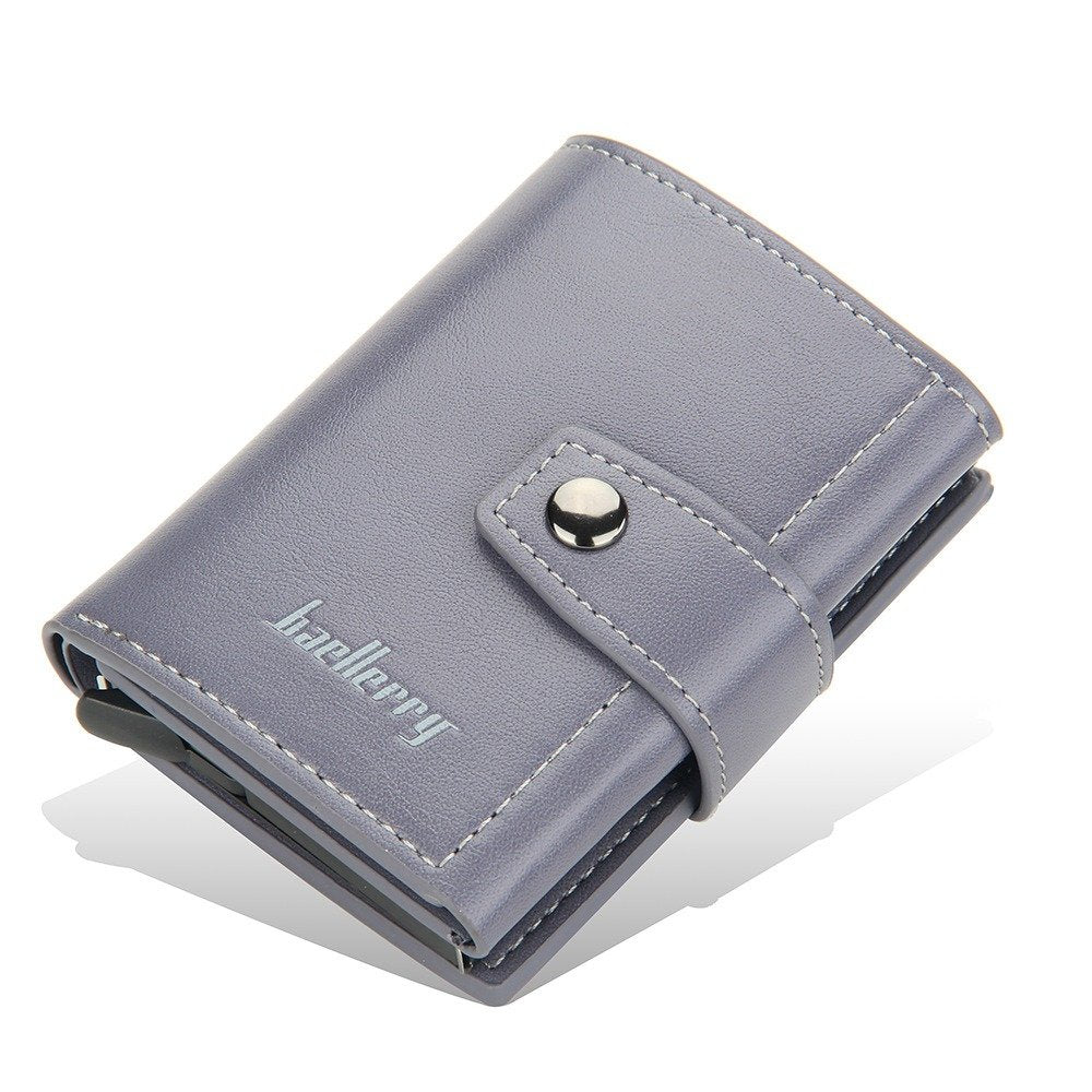 RFID Card Holder With Aluminum Case For Men