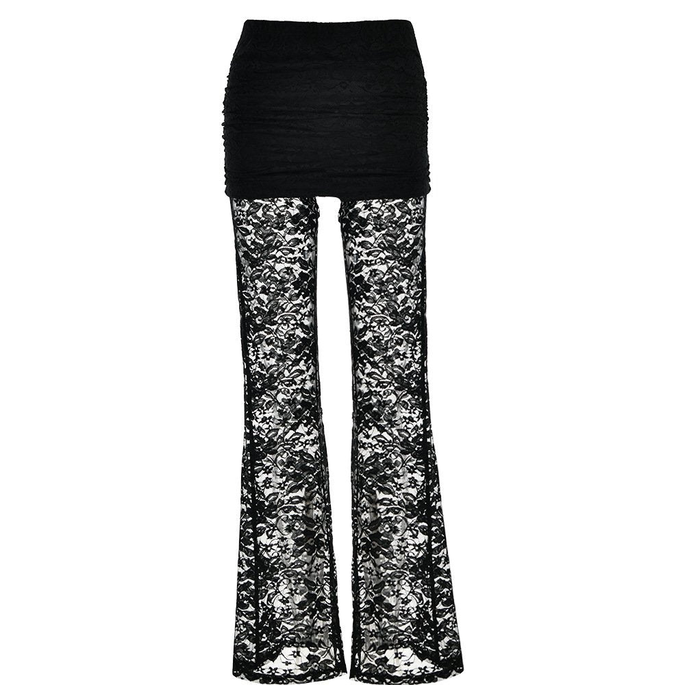 Bell Bottom Lace Pants