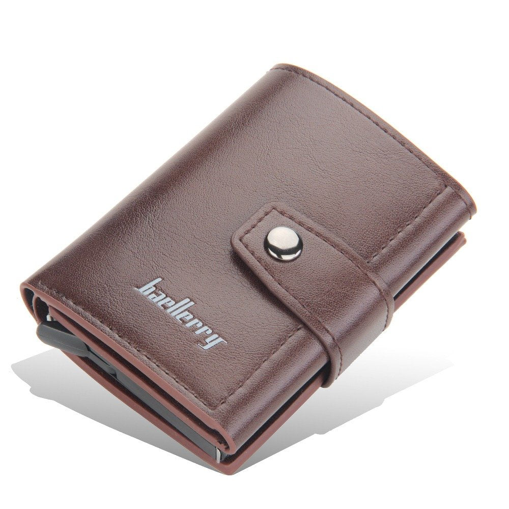 RFID Card Holder With Aluminum Case For Men