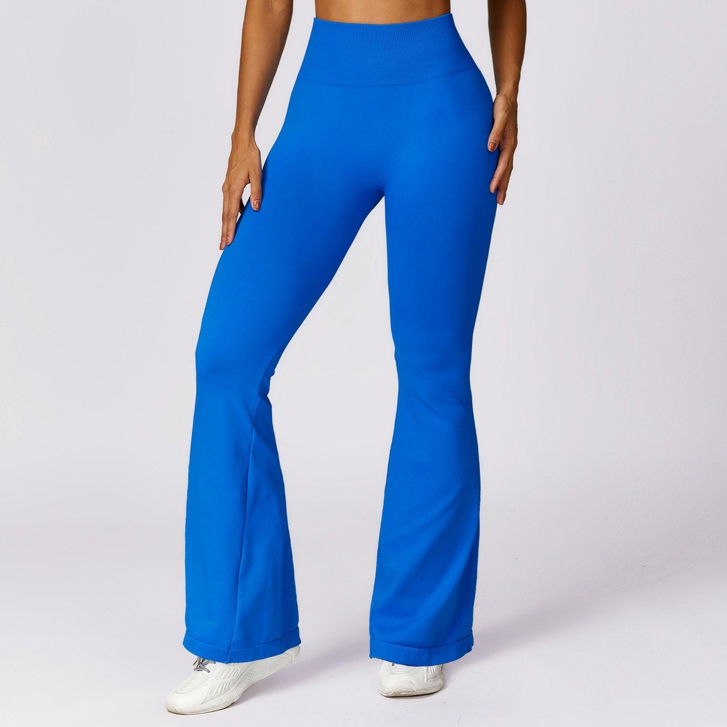 Tight Sport Pants With Wide Leg And Seamless