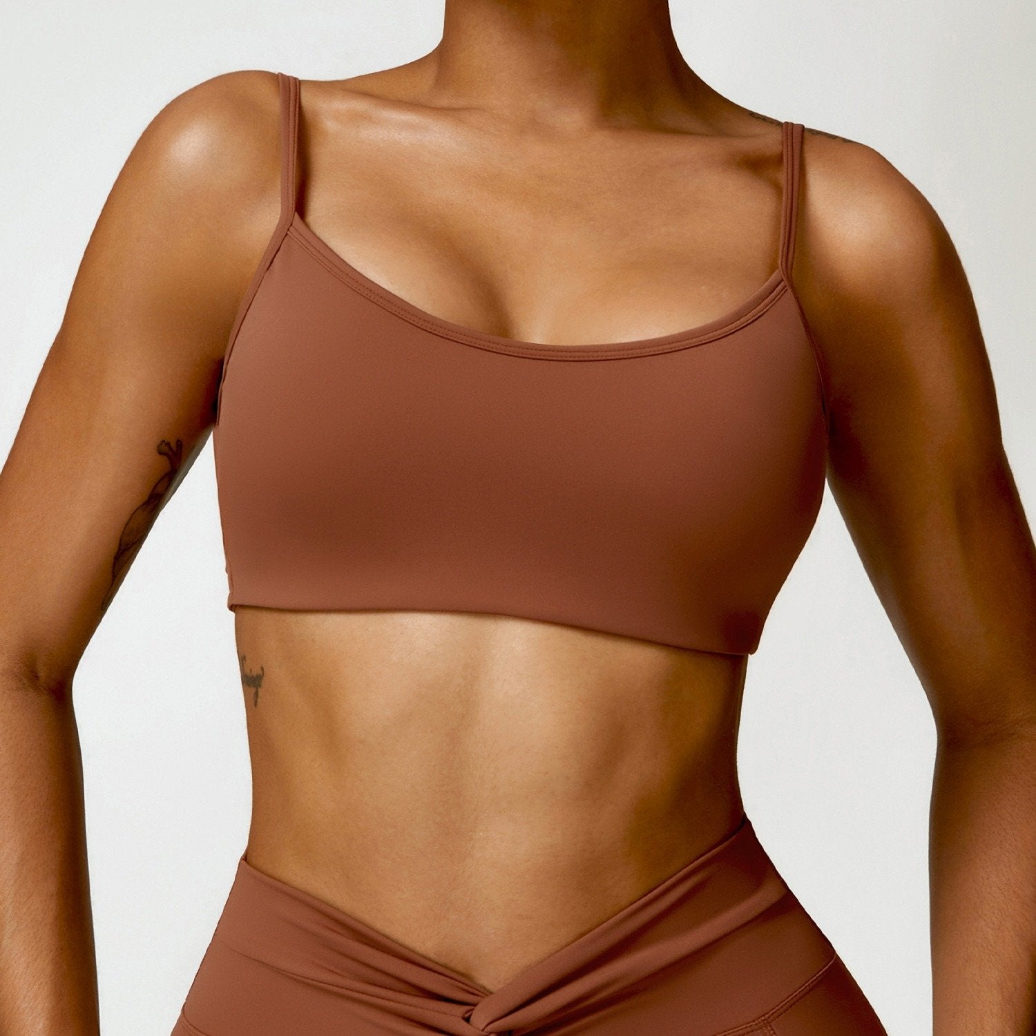 Sports Bra With Adjusted Straps