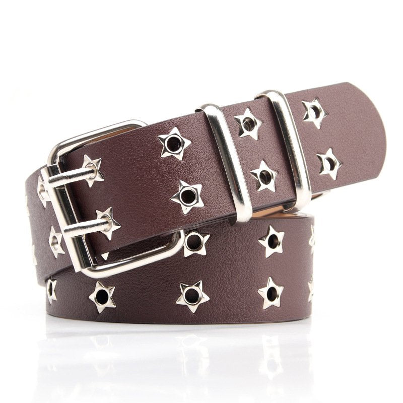 Punk Style Pentagram Belt