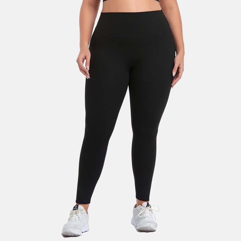 High Waist Sports Pants Three-Line Elastic Sports Pants with Hip Enhancement