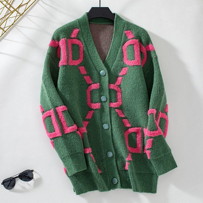 Embroidered Cardigan With Buttons