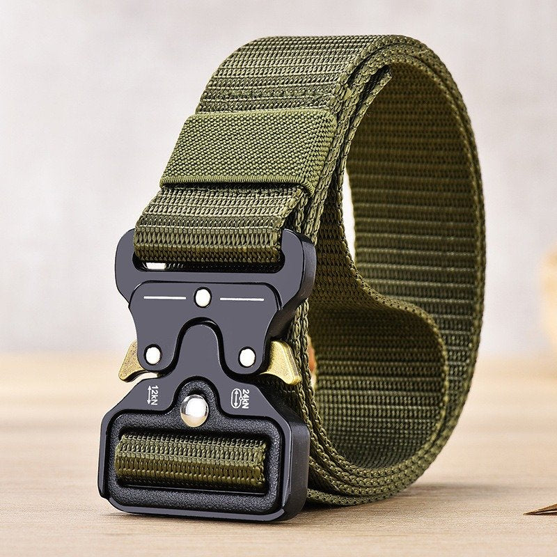 Tactical Belt With Alloy Buckle